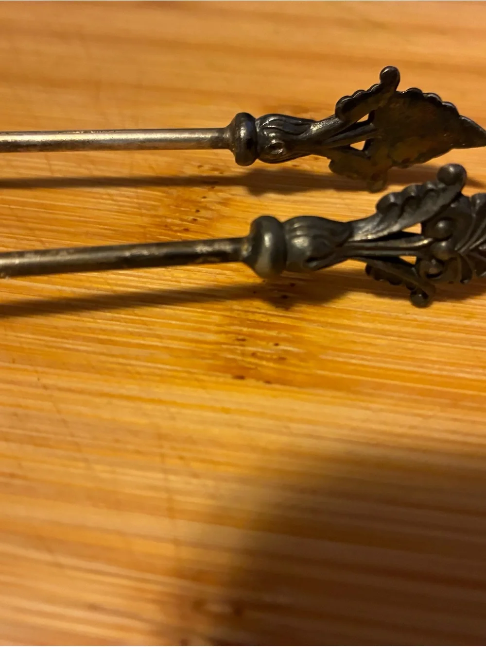 Ornate silver and other Metal sugar cube tongs– Decorative tea accessories